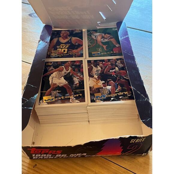 1995-96 Topps NBA Basketball Cards Series #2 - Picture 2 of 3